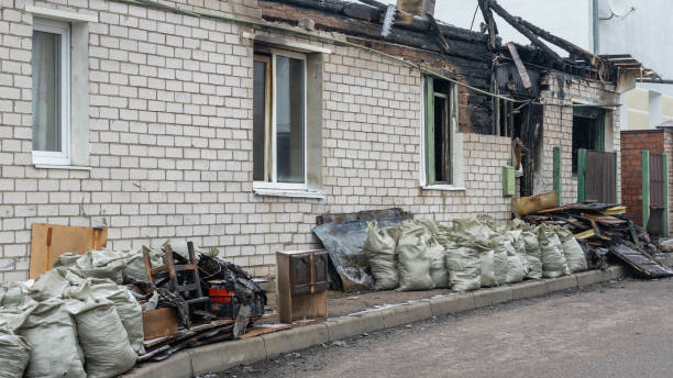 Professional Soot Cleanup technician working in Hutchinson, MN